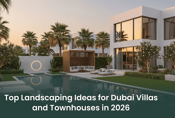 Top Landscaping Ideas for Dubai Villas and Townhouses in 2026 | Modern Outdoor Design Trends